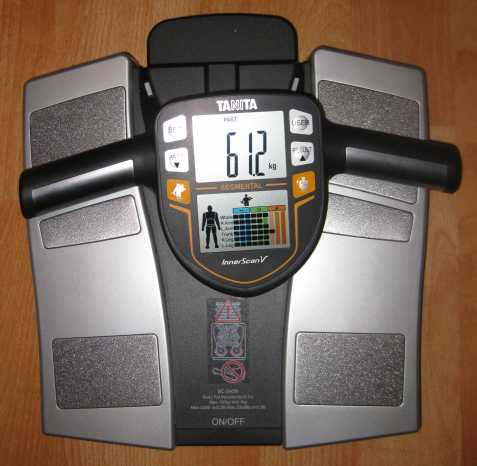 Měření na tělesném analyzátoru